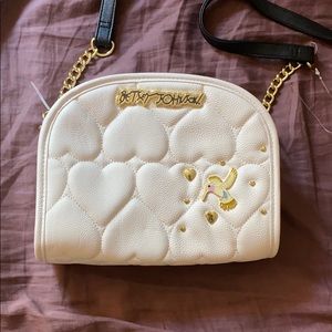 Betsey Johnson , brand new crossbody purse